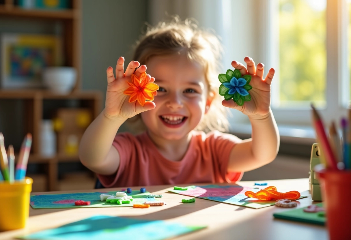 activité manuelle enfant : secrets pour métamorphoser les matériaux recyclés en œuvres d art -  enfant bricolage